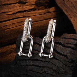 Silver and Gold Men's Cufflinks